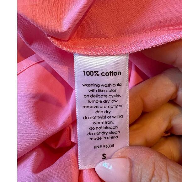 NWT Susana Monaco Poplin Pocket Maxi Skirt knockout pink small - Picture 8 of 8